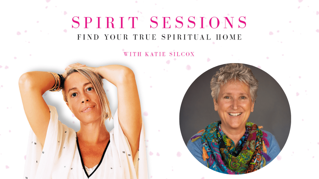 This is a picture of Mary Thompson and Katie Silcox. It links to the show notes for and episode of the Spirit Sessions podcast about menopause.